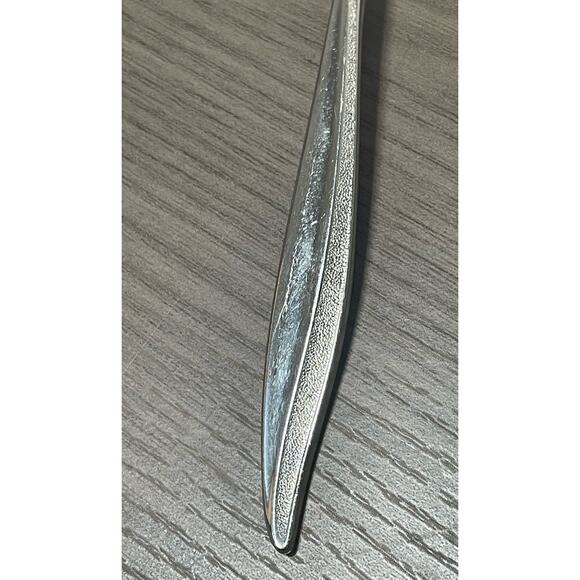 Oneida TEXTURA 6" Oneidacraft Deluxe 4 Teaspoons Stainless Flatware Silver MCM - Picture 2 of 5